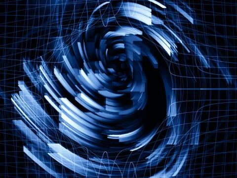 Motion Abstraction Stock Illustration