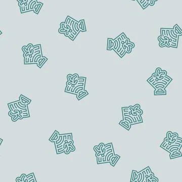 Motion activated line seamless pattern Stock Illustration