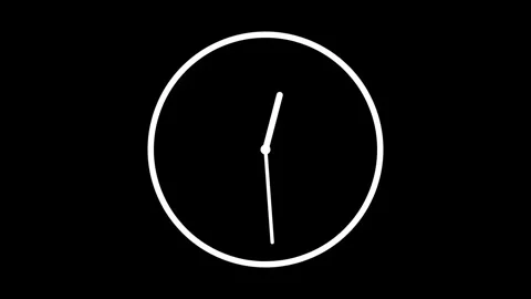 Motion of Analog Clocks Showing Time Passing in a Dynamic Scene for Time-La.. Video stock 342544046