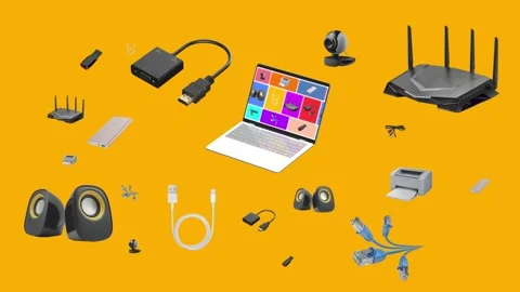 Motion animation of computer products. Video stock 201497430