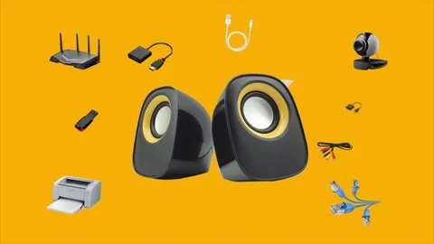 Motion animation of computer products. Stock Footage 201497612