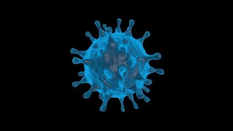 Motion animation, virus Stock Footage 244136929