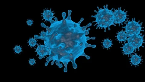 Motion animation, virus Stock Footage 244140175