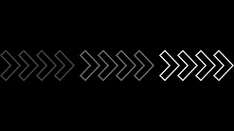 Motion arrows 4k animated video Stock Footage 273153845