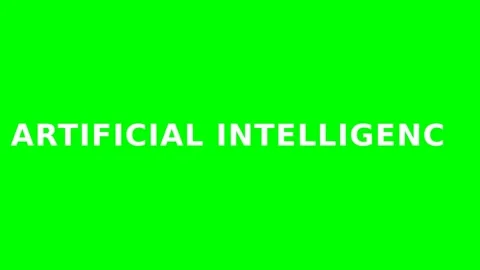 Motion Artificial Intelligence Technology Video Demonstration of AI Systems.. Stock Footage 338313391