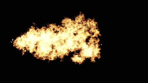 Motion Background-110- isolated fire Stock-Footage 139385496