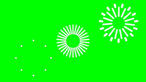 Motion background with accent elements. White bursts of 2d graphic fireworks 스톡 동영상 272328411
