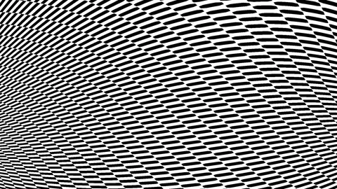 Motion background with animated black-white grid Stock Footage 305702181