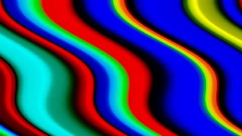 Motion background with animated colored lines Stock Footage 305705594