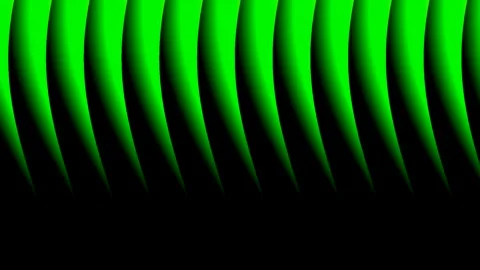 Motion background with animated green wavy segments Stock Footage 305702164