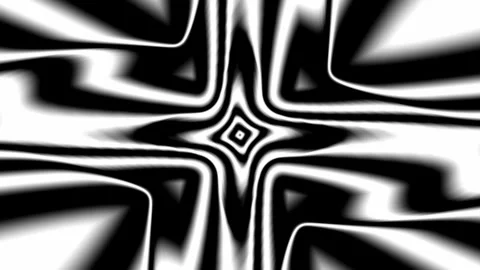 Motion background with animated metallic forms Stock Footage 300782745