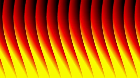 Motion background with animated red-orange wavy segments Stock Footage 305696920