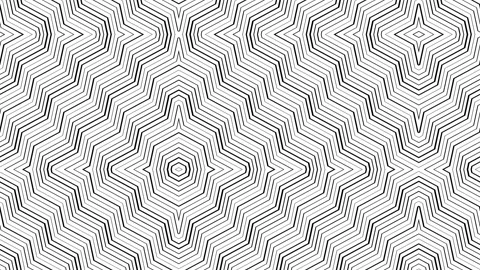 Motion background with black zigzag lines Stock Footage 152718383