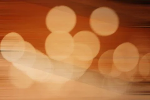 Motion background bokeh orange. Stock Photos