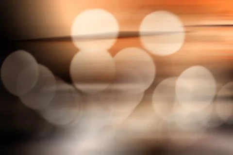 Motion background bokeh orange. Stock Photos