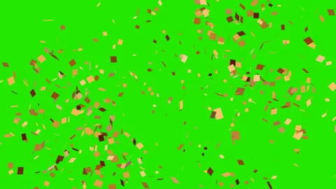 Motion background for celebration case, golden confetti bursting with sparkle Stock Footage 303076913