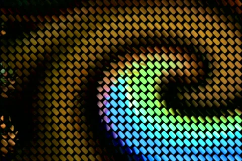Motion background with color wavy effect Stock Footage