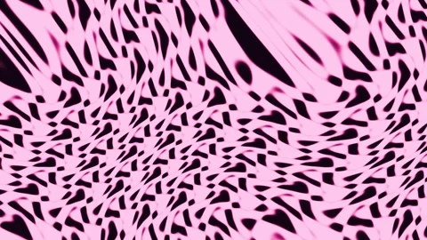 Motion background consisting of liquid-like black and pink shape Stock Footage 339045383