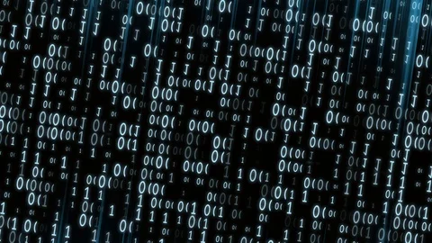 Motion background of digital code damage Stock Footage 120099040