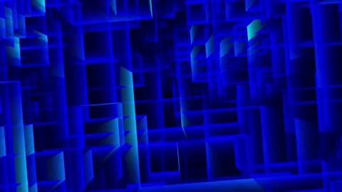 Motion background of dimensional space world like entering another universe Stock Footage 308840924
