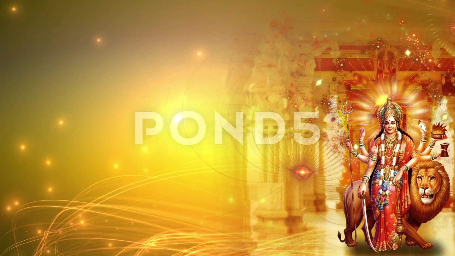 Motion Background Durga 01 | Stock Video | Pond5