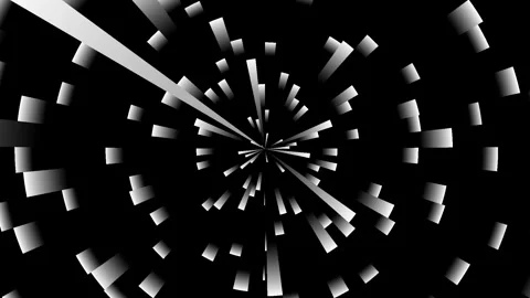 Motion background with expanding lines fragments Stock Footage 300798111