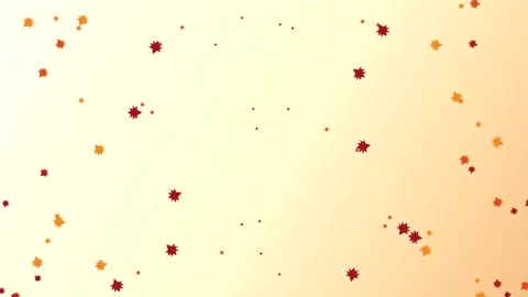 Motion background of falling autumn leaves animation Vídeo Stock 347135148