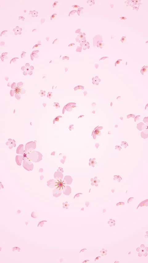 Motion background of Falling pink flower particles, Vertical and loop Stock Footage 271730592