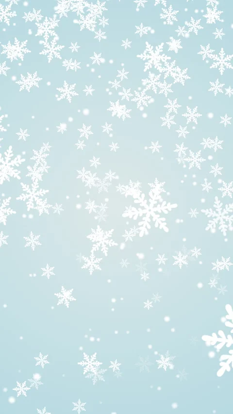 Motion background of Falling snowflakes particles, Vertical and Loop file Stock Footage 271730935