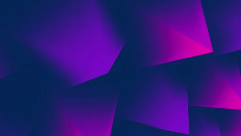 Motion background features bold geometric shapes in varying shades of purple Stock Footage 321394013