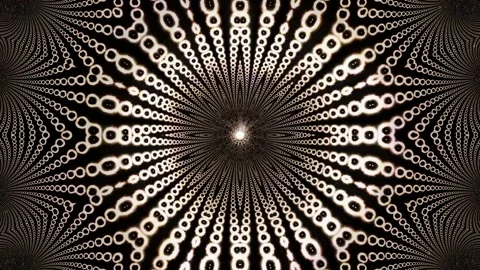 Motion background features a golden rings design with dynamic movement Stock Footage 160670782