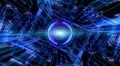 Motion background, futuristic digital technological interface. 4k or 4k+ Resolution