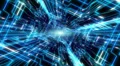 Motion background, futuristic digital technological space. 4k or 4k+ Resolution
