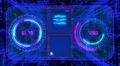 Motion background, futuristic digital technological interface. 4k or 4k+ Resolution