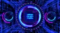 Motion background, futuristic digital technological interface. 4k or 4k+ Resolution