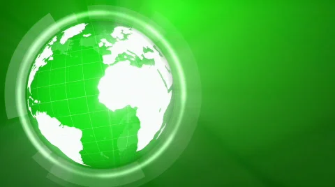 Motion background with Globe. Stock Footage 569823