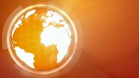 Motion background with Globe Stock Footage 569825