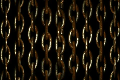 Motion background with iron chains Video stock 576722