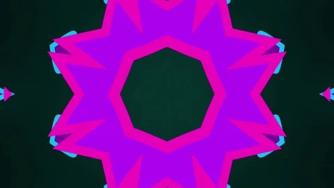 Motion Background. Kaleidoscope Stock Footage 76779797