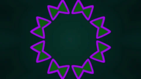 Motion Background. Kaleidoscope Stock Footage 76780110