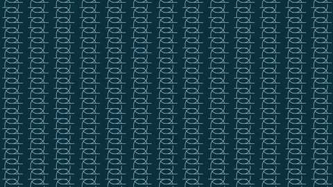 Motion background with lines. Abstract ornamental pattern. Seamless loop anim Stock Footage 94759760
