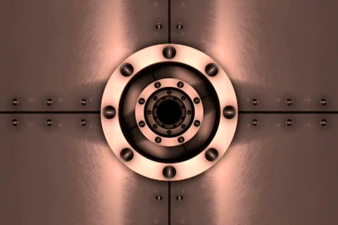 Motion background with machine tunnel Stock Footage 576713