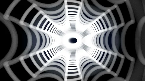 Motion background with moving geometric shapes Stock Footage 105941648
