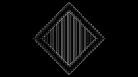 Motion background with moving geometric shapes Stock Footage 266574427