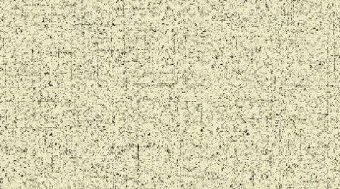Motion background with moving geometric shapes, seamless loop. Animation. Dotted Stock Illustration