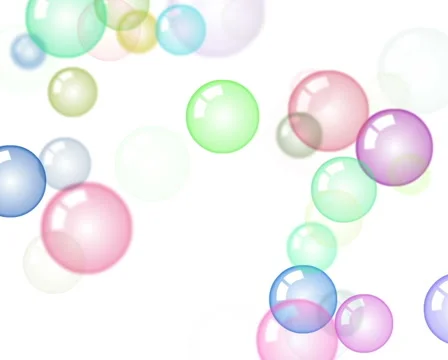Motion background with moving soap bubbles Vidéo 885921