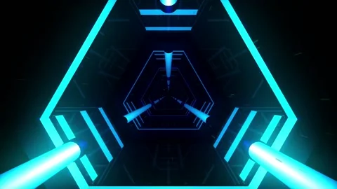 Motion Background  Neon Light Tunnel 8 Видео 160908029