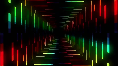 Motion Background  Neon Lights 3 스톡 동영상 160942318