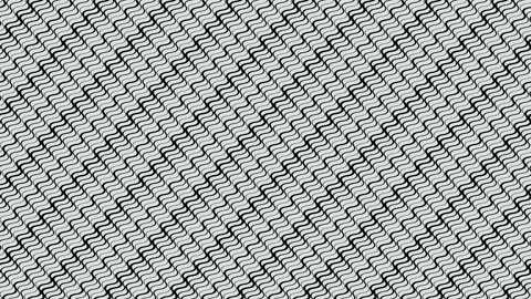 Motion background with oblique black wavy lines Stock Footage 152718530