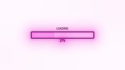 Motion background. pink loading bar Stock Footage 302270546